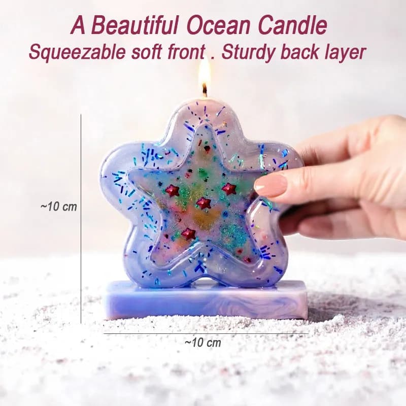 Soft Gel Star Candle - 2