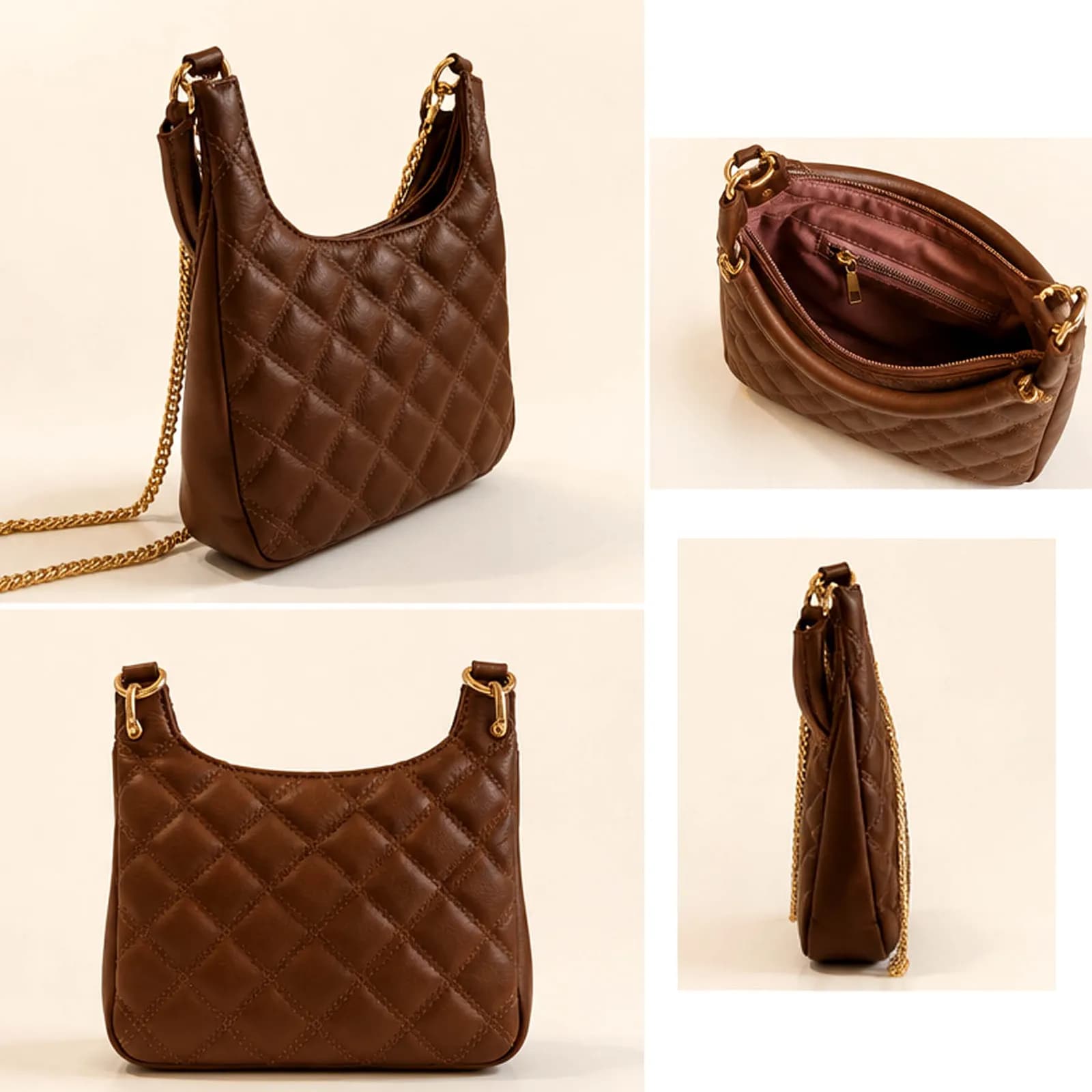 The Luxe Quilted Chain Bag - 2