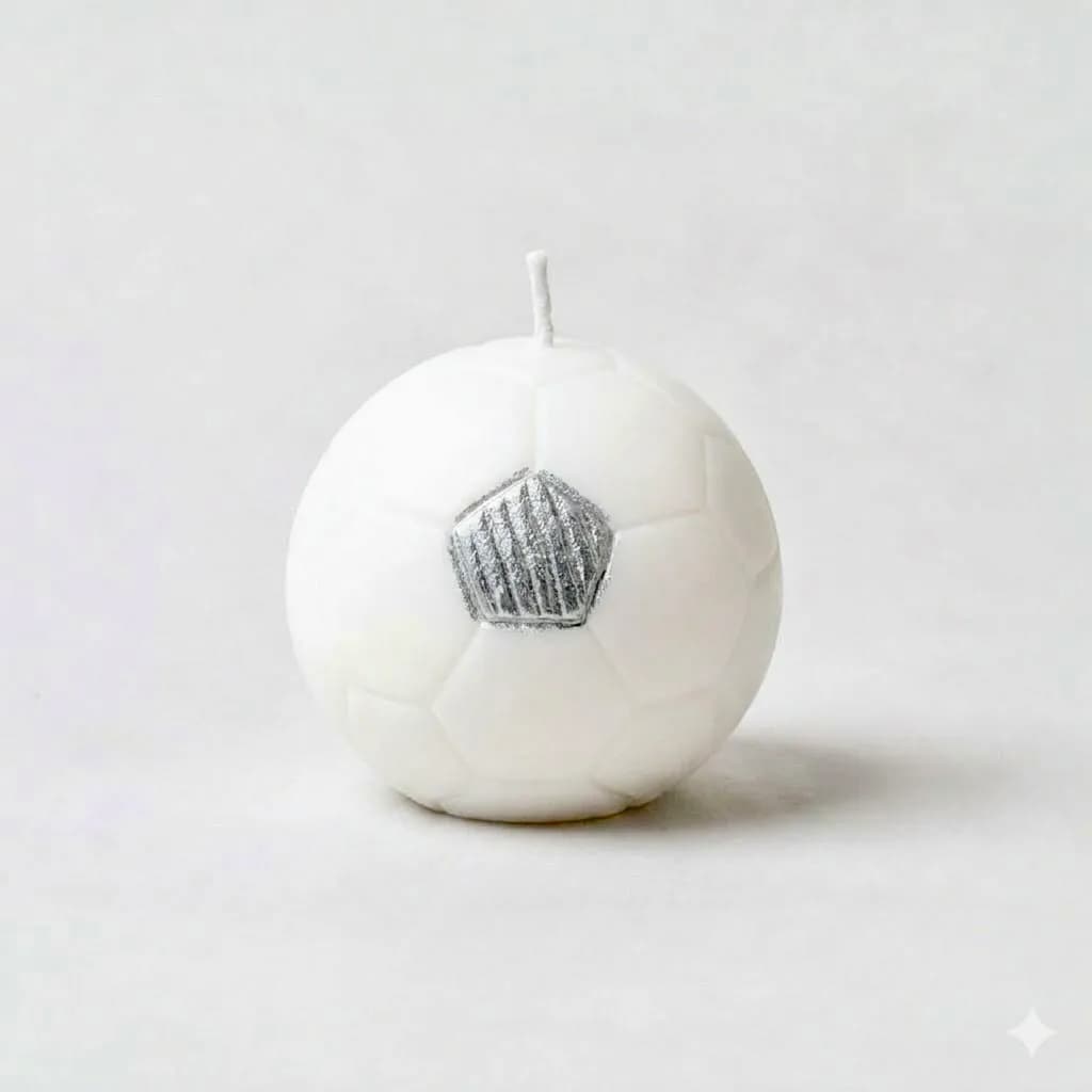 Mini Soccer Ball Candle - 4
